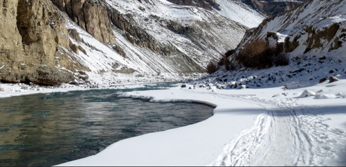 snow treks, Chadar Trek in India
