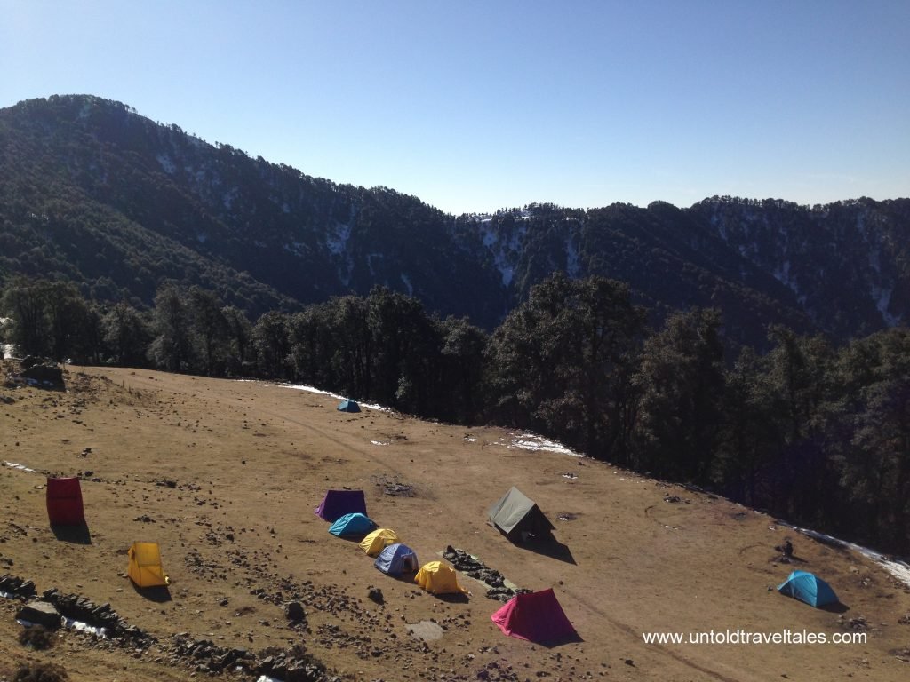 camping at nag tibba trek